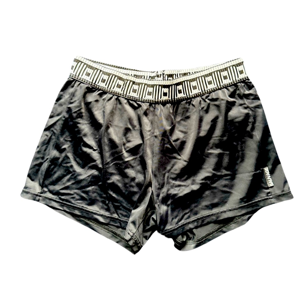 Slim Fit Retro Swim Trunk Roman Black
